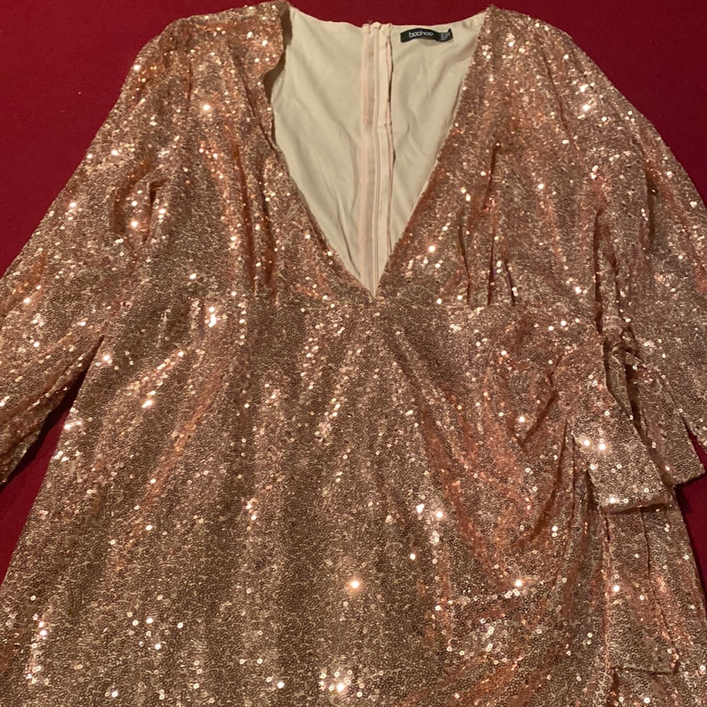 BooHoo Sequin mini dress